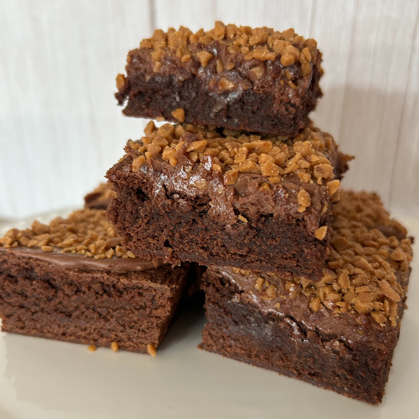 Double Chocolate Skor Brownies